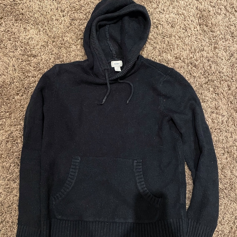 Men’s Small Navy Sweater Hoodie